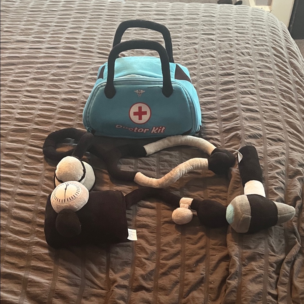 Kids Doctor Kit Playset - Blue and Black